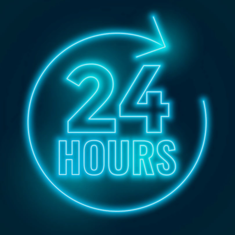 24 hour support